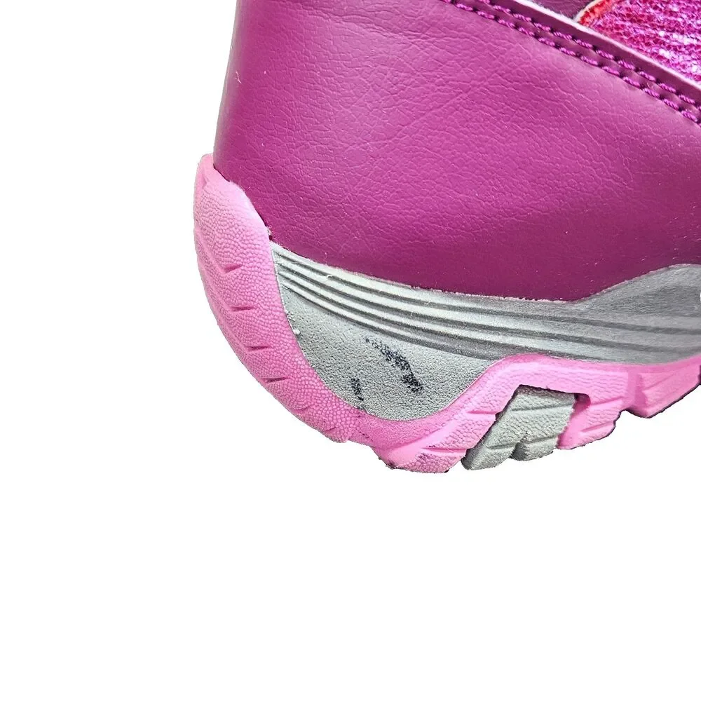 Lands' End Girls Snow Flurry Insulated Boots Pink Iridescent Size 3M Youth